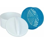 Dental jar OBZOR 1×1 pc, white-blue