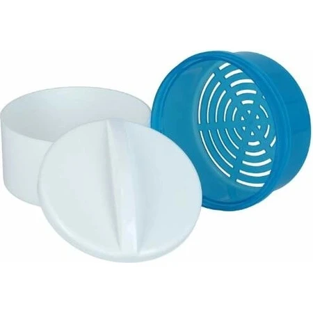 Dental jar OBZOR 1×1 pc, white-blue