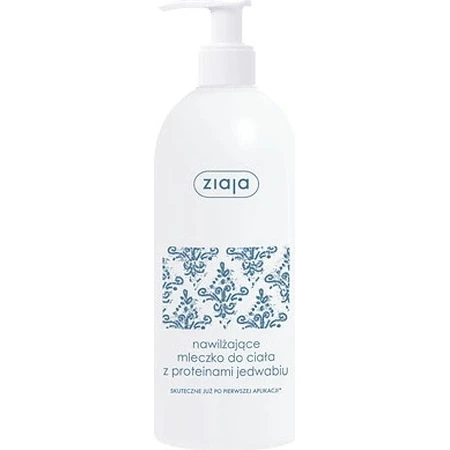 Ziaja - crème hydratante pour le corps aux protéines de soie 1×400 ml, lotion pour le corps