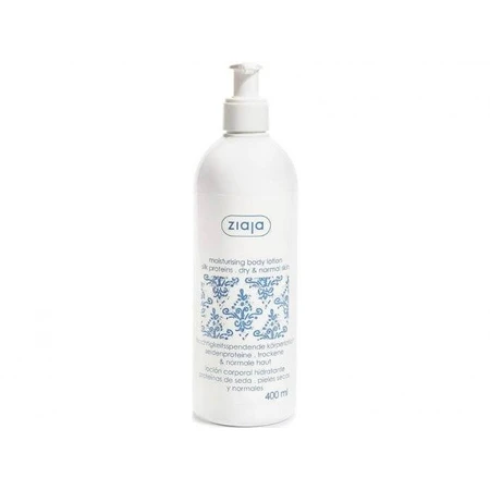 Ziaja - crème hydratante pour le corps aux protéines de soie 1×400 ml, lotion pour le corps