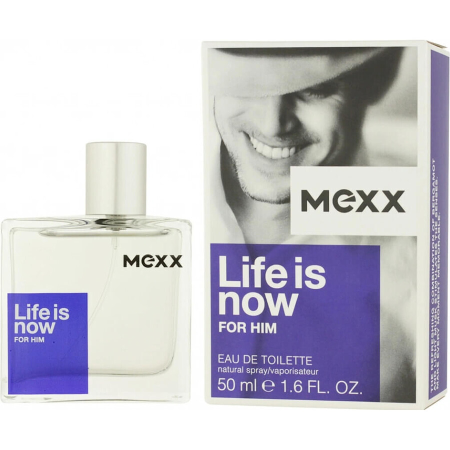 Mexx Life Is Now For Him Edt 50ml 1×50 ml, Eau de toilette Mexx Life Is Now For Him Edt 50ml 1×50 ml, Eau de toilette