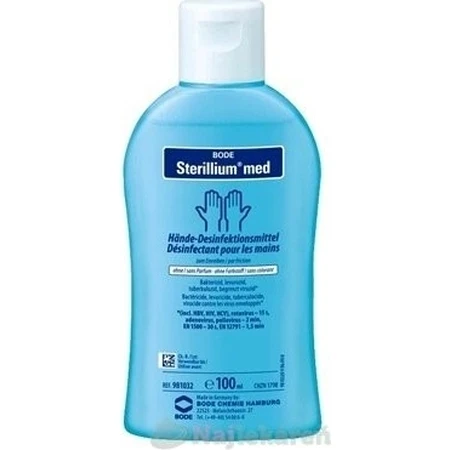 Hartmann BODE Sterillium 1×100 ml, hand sanitizer