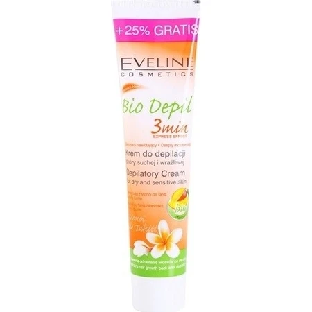 EVELINE BioDepil Enthaarungscreme 3min mit Mango 1×125 ml, Creme