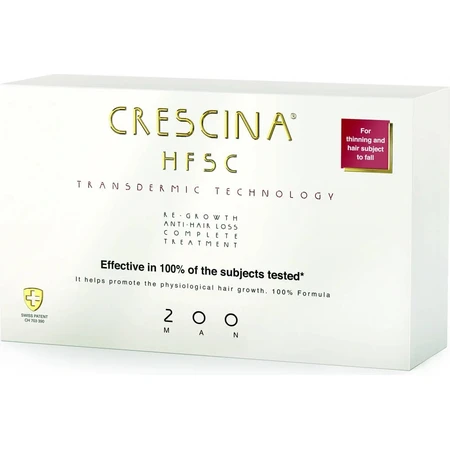 Labo Cosprophar Cuidado completo para la restauración del crecimiento y prevención de la caída del cabello (grado 200) - hombres 20×3,5 ml, cuidado para la restauración del crecimiento del cabello