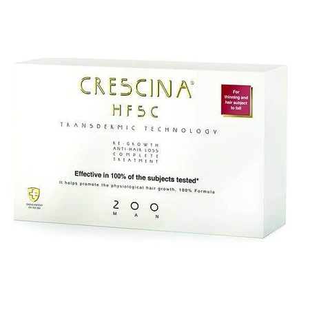 Labo Cosprophar Cuidado completo para la restauración del crecimiento y prevención de la caída del cabello (grado 200) - hombres 20×3,5 ml, cuidado para la restauración del crecimiento del cabello