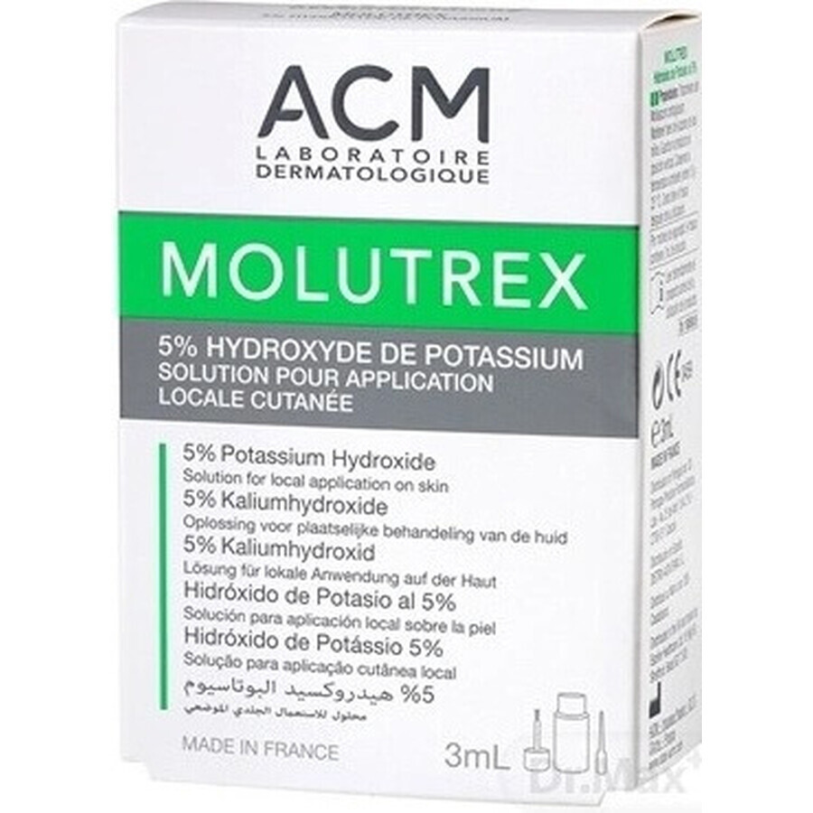 ACM MOLUTREX 1×3 ml, solution cutanée ACM MOLUTREX 1×3 ml, solution cutanée