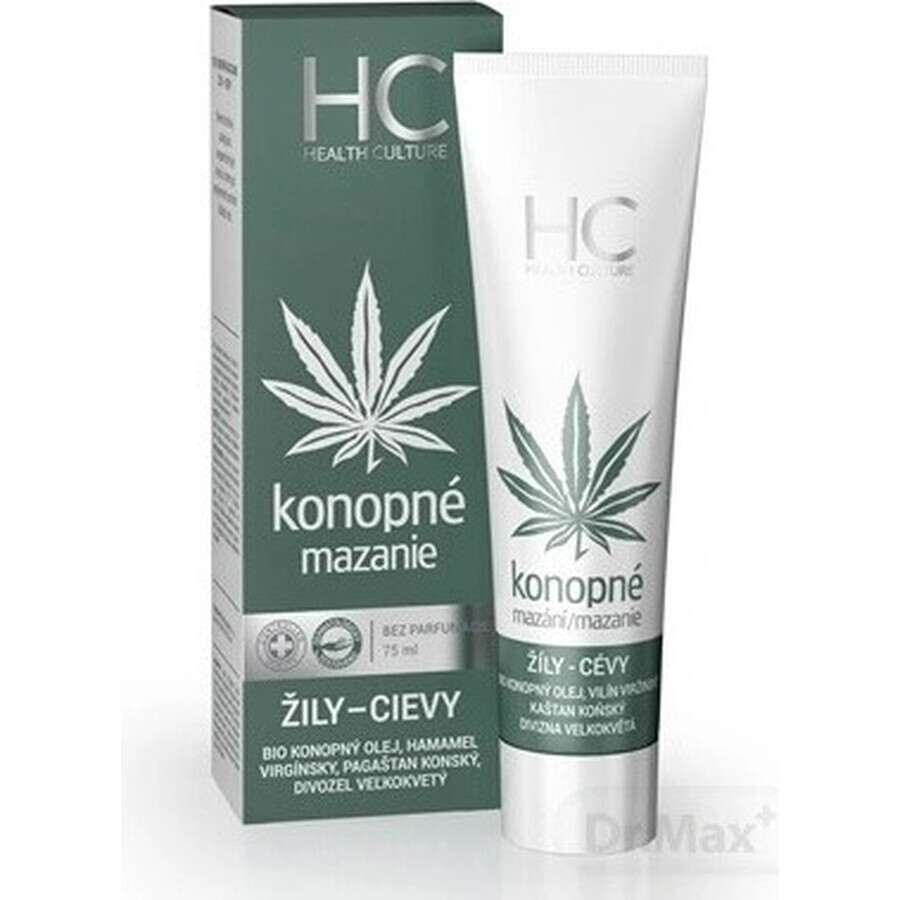 Health Culture Cannabis Lubrication Cannabis Veines et plaies 1×75 ml, gel