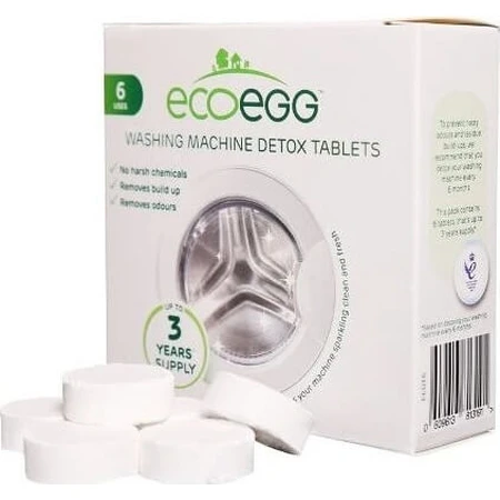 Ecoegg Waschmaschine Reinigungstabletten 1×6 Stück, Waschmaschine Tabletten