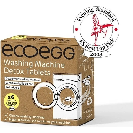 Ecoegg Waschmaschine Reinigungstabletten 1×6 Stück, Waschmaschine Tabletten