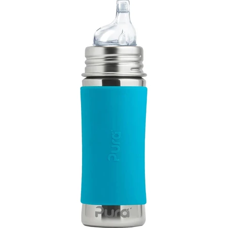 Bouteille en acier inoxydable pur avec bec 325ml 1×1 pc, bouteille en acier inoxydable 325 ml