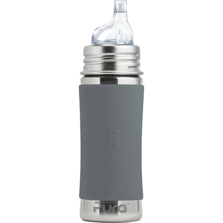 Bouteille en acier inoxydable pur avec bec 325ml 1×1 pc, bouteille en acier inoxydable 325 ml