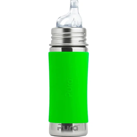 Bouteille en acier inoxydable pur avec bec 325ml 1×1 pc, bouteille en acier inoxydable 325 ml