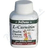 MedPharma L-CARNITINE 500 MG + INULIN + CROMIUM 1×67 tbl, L-CARNITINE + INULIN + CROMIUM
