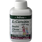 MedPharma L-CARNITINA 500 MG + INULINA + CROMO 1×67 tbl, L-CARNITINA + INULINA + CROMO