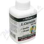 MedPharma L-CARNITINA 500 MG + INULINA + CROMO 1×67 tbl, L-CARNITINA + INULINA + CROMO