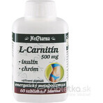 MedPharma L-CARNITINA 500 MG + INULINA + CROMO 1×67 tbl, L-CARNITINA + INULINA + CROMO