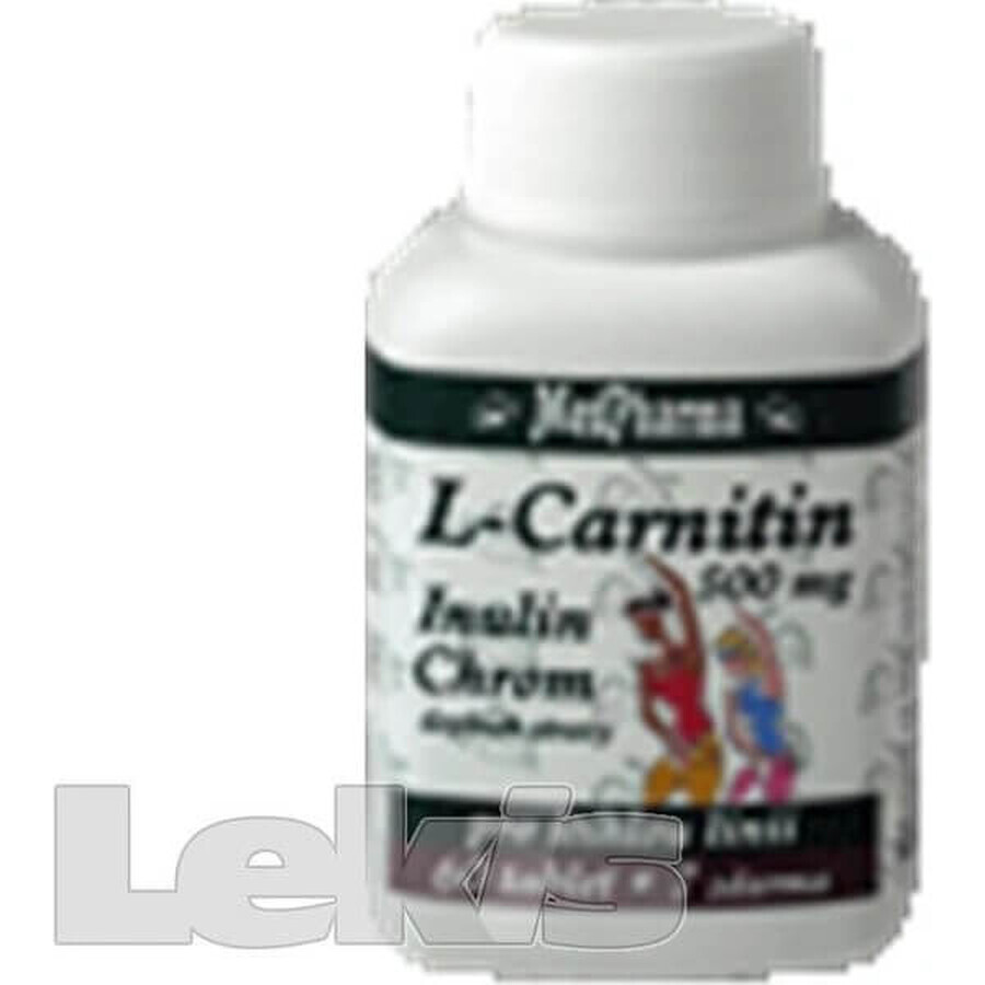 MedPharma L-CARNITINA 500 MG + INULINA + CROMO 1×67 tbl, L-CARNITINA + INULINA + CROMO