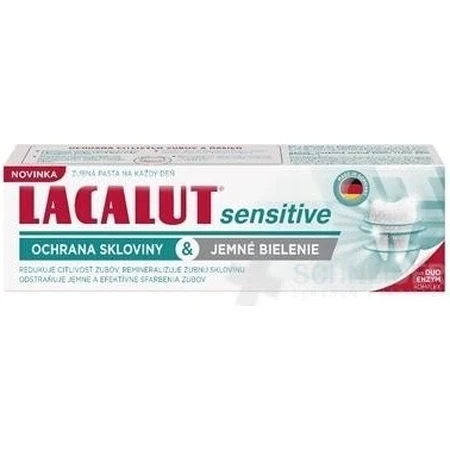 LACALUT sensitive enamel protection& gentle whitening 1×75 ml, toothpaste