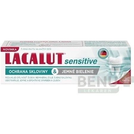 LACALUT sensitive enamel protection& gentle whitening 1×75 ml, toothpaste