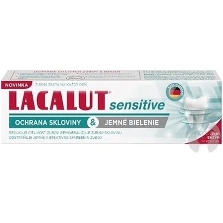 LACALUT sensitive enamel protection& gentle whitening 1×75 ml, toothpaste