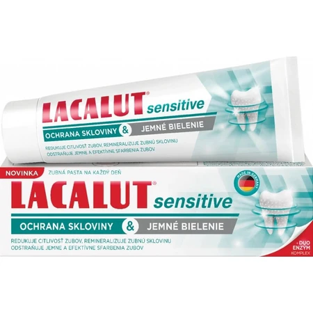 LACALUT sensitive enamel protection& gentle whitening 1×75 ml, toothpaste