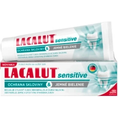 LACALUT sensitive enamel protection& gentle whitening 1×75 ml, toothpaste