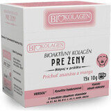 ASP BIOKOLAGEN Bioactive Collagen for Women 15×10 g, powdered drink, sachet (150 g)