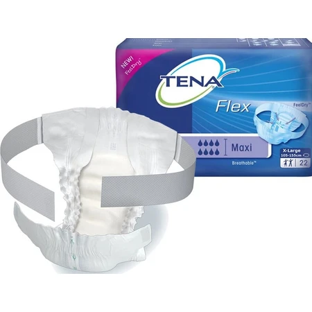 TENA Flex Maxi L 1×22 Stück, Inkontinenzslips mit Schnellverschlussbund
