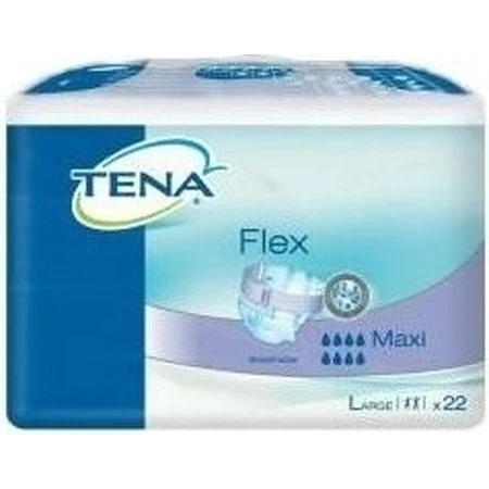 TENA Flex Maxi L 1×22 Stück, Inkontinenzslips mit Schnellverschlussbund