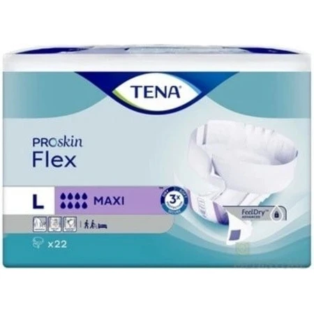 TENA Flex Maxi L 1×22 Stück, Inkontinenzslips mit Schnellverschlussbund