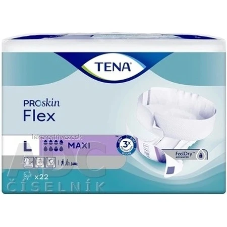 TENA Flex Maxi L 1×22 Stück, Inkontinenzslips mit Schnellverschlussbund