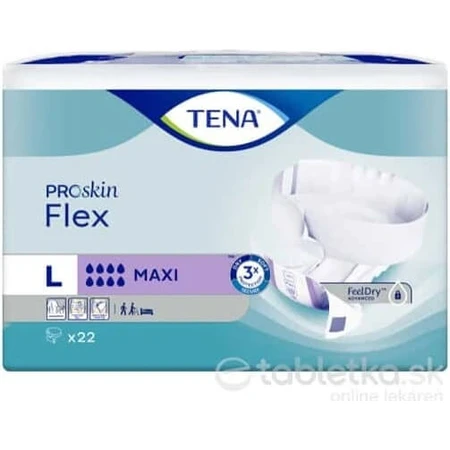 TENA Flex Maxi L 1×22 Stück, Inkontinenzslips mit Schnellverschlussbund