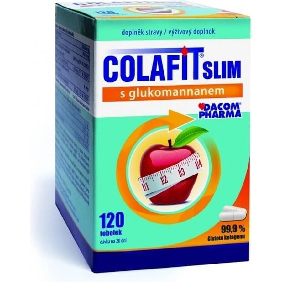 SLIM COLAFIT mit Glucomannan 1×120 cps, Nahrungsergänzungsmittel
