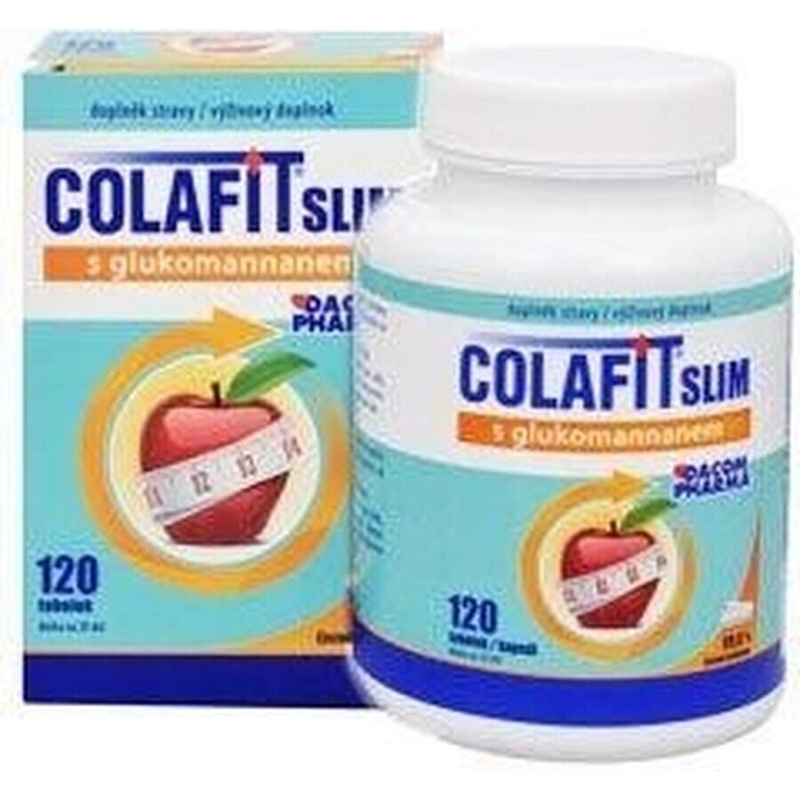 SLIM COLAFIT mit Glucomannan 1×120 cps, Nahrungsergänzungsmittel