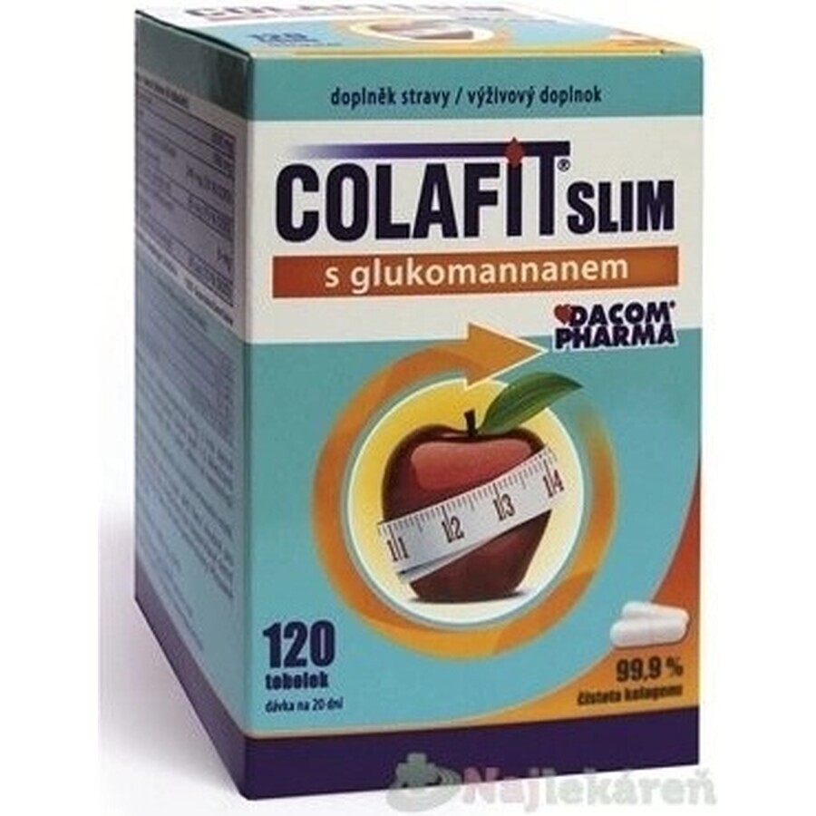 SLIM COLAFIT mit Glucomannan 1×120 cps, Nahrungsergänzungsmittel