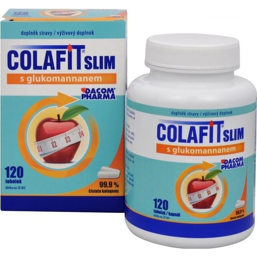 SLIM COLAFIT mit Glucomannan 1×120 cps, Nahrungsergänzungsmittel