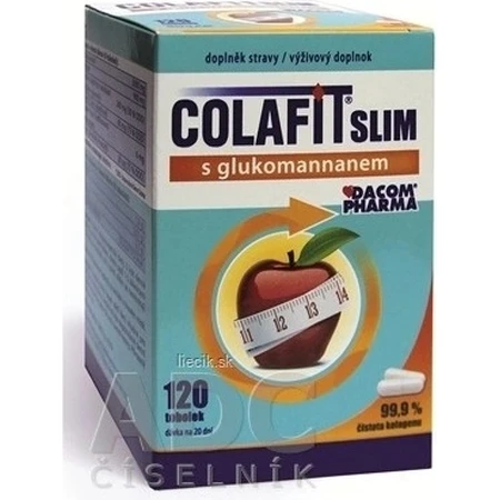 SLIM COLAFIT avec glucomannane 1×120 cps, complément alimentaire
