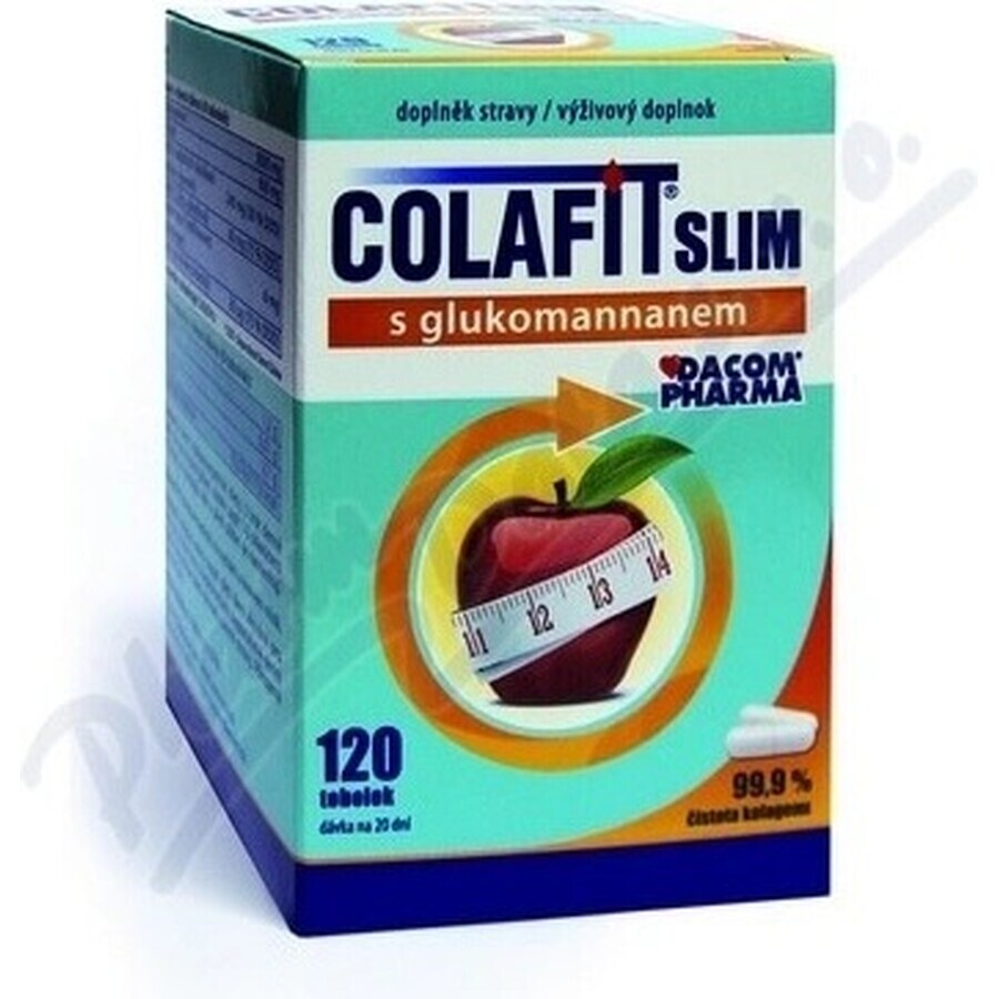 SLIM COLAFIT mit Glucomannan 1×120 cps, Nahrungsergänzungsmittel