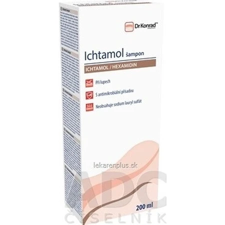 Dr Konrad Ichtamol champú 1×200 ml, champú medicinal