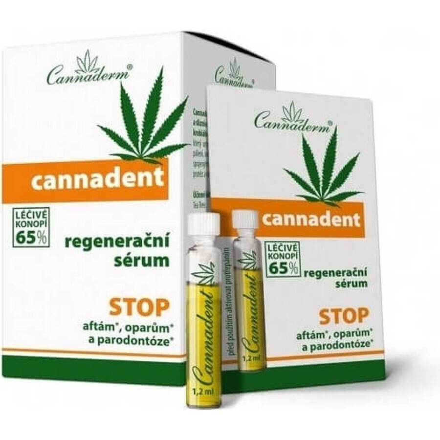Cannaderm CANNADENT Regenerations-Serum 10×1,5 ml für Fieberbläschen und Lippenbläschen