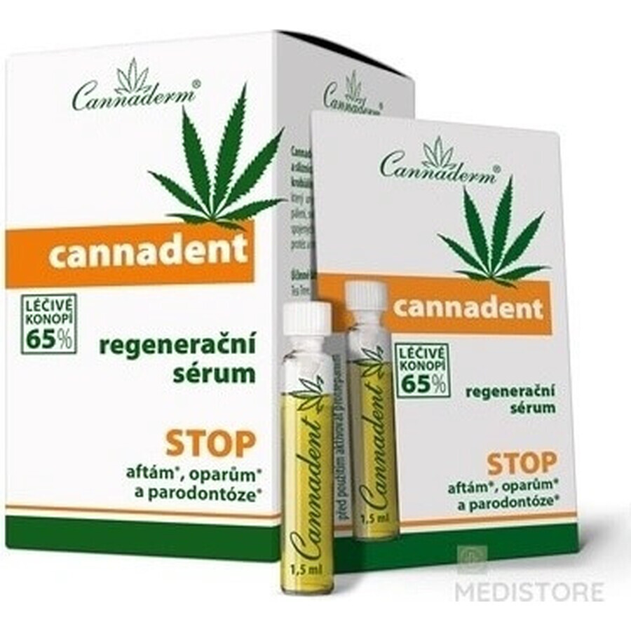 Cannaderm CANNADENT Regenerations-Serum 10×1,5 ml für Fieberbläschen und Lippenbläschen