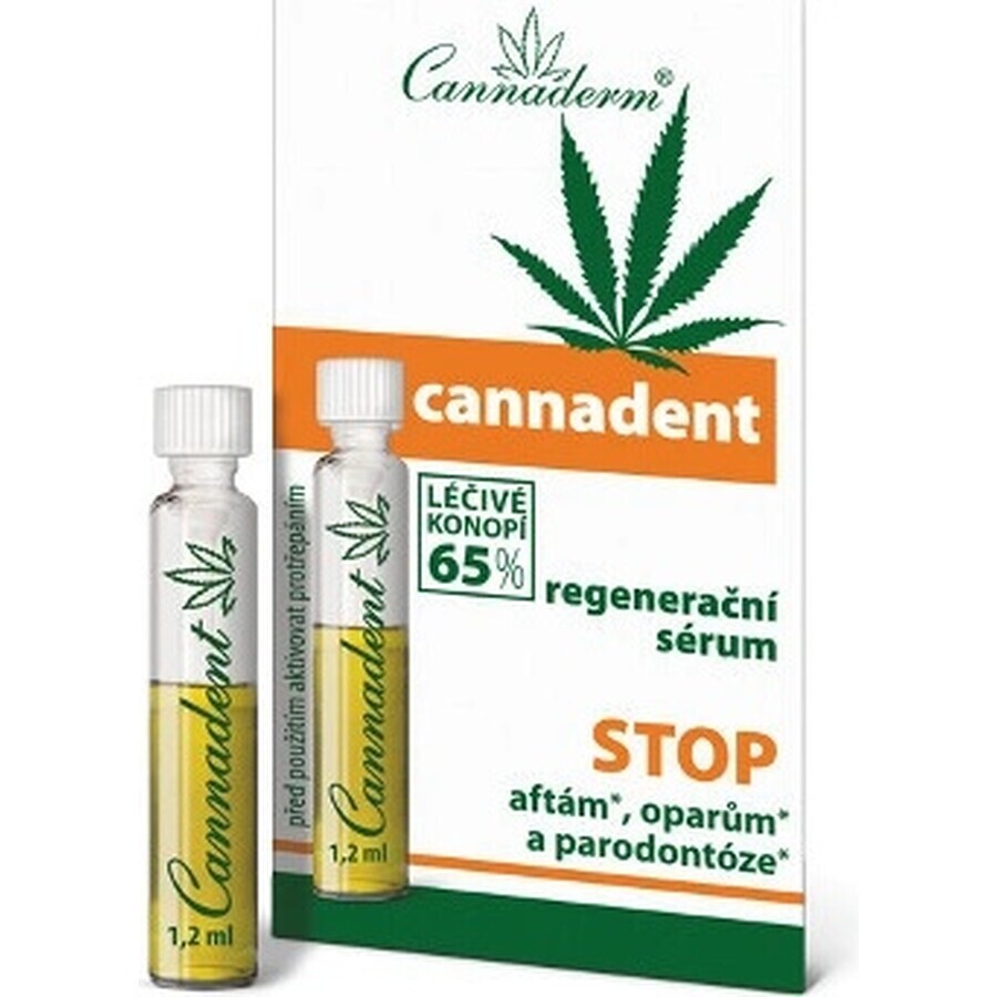 Cannaderm CANNADENT Regenerations-Serum 10×1,5 ml für Fieberbläschen und Lippenbläschen