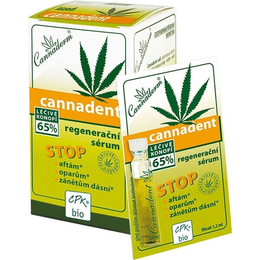 Cannaderm CANNADENT Regenerations-Serum 10×1,5 ml für Fieberbläschen und Lippenbläschen