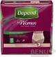 DEPEND SUPER L for women 1&#215;9 pcs, elastic briefs, hip circumference 95-130 cm