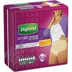 DEPEND SUPER L for women 1×9 pcs, elastic briefs, hip circumference 95-130 cm DEPEND SUPER L for women 1×9 pcs, elastic briefs, hip circumference 95-130 cm