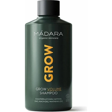 Mádara Grow, Champú para volumen y crecimiento del cabello 1×250 ml, champú natural
