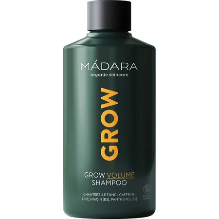 Mádara Grow, Champú para volumen y crecimiento del cabello 1×250 ml, champú natural