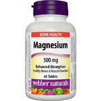 WEBBER NATURALS Magneziu 150 mg 1×60 tbl, supliment alimentar WEBBER NATURALS Magneziu 150 mg 1×60 tbl, supliment alimentar