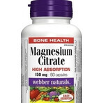 WEBBER NATURALS Magneziu 150 mg 1×60 tbl, supliment alimentar WEBBER NATURALS Magneziu 150 mg 1×60 tbl, supliment alimentar