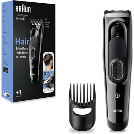 BRAUN HC 5310 negro 1×1 ud, cortapelos
